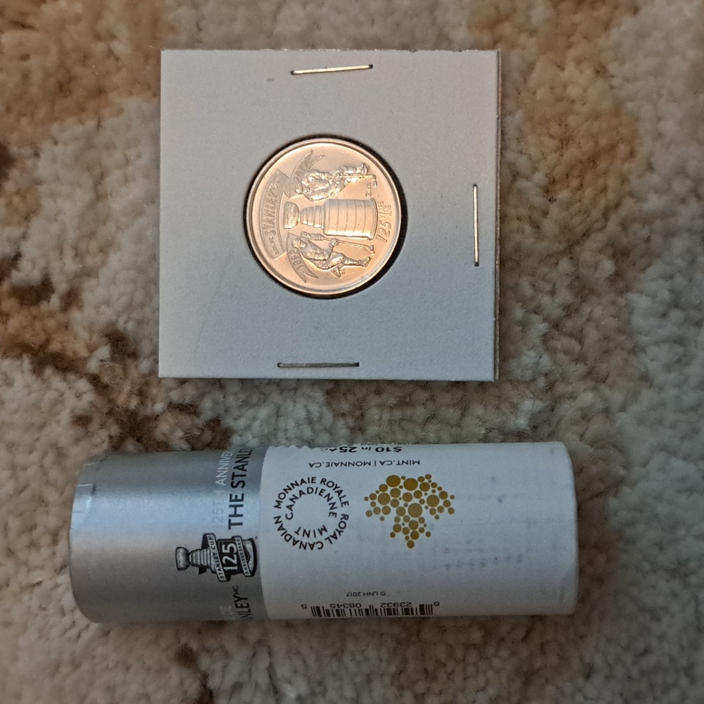 NHL Stanley Cup Coin And Roll